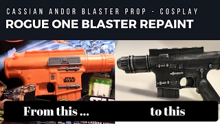 Star Wars Rogue One Cosplay - Cassian Andor Blaster repaint