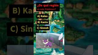 ¿De qué región es este Pokémon? #Rattata  #pokemon #adivinanzas