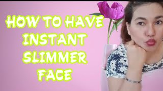 How to make instant slimmer face make up