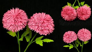 Craft flower, how to make paper flowers, flower with paper, flower from paper, paper flower making