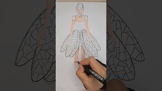 Fashion Illustration Process #speeddrawing