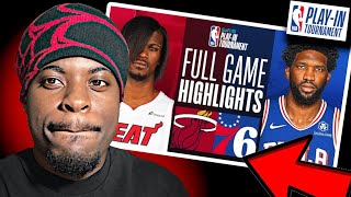 Role Player Carried The 76ers? HEAT at 76ERS | #SoFiPlayIn | FULL GAME HIGHLIGHTS | 1waycam Reaction