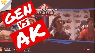 GEN VS AK Tekken 7 Tokyo Tekken Masters 2019