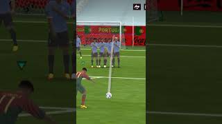 incredible freekick from Bruno Fernandes Portugal vs Uruguay FIFAworld cup#fifaworldcup #shortsfeed