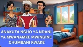 ANAKUTA NGUO YA NDANI YA MWANAMKE MWINGINE CHUMBANI KWAKE