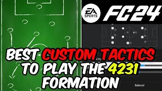 Optimise Your 4231 Custom Tactics Post-Patch In EA FC 24 Ultimate team 🔥