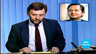 Palmemordet - Palme myrdet   Dagsrevyen NRK 1 Mars 1986