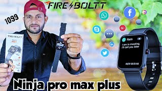 fire boltt ninja pro max plus 1.83 smartwatch detailed review #smartwatch