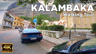 Kalambaka Walking Tour, Greece in 4K