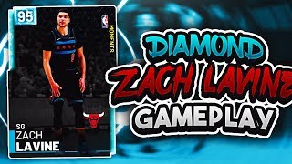 DIAMOND ZACH LAVINE GAMEPLAY! HOF POSTERIZER + 91 THREE! NBA 2K19 MYTEAM