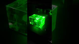 3D laser crystal engraving machine