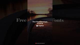 Free Cinematic Fonts to use in Capcut App🔥 #nikedits #editingtutorial #capcut #cinematictext