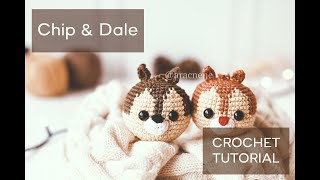 Esferas navideñas a crochet/ Chip & Dale TUTORIAL