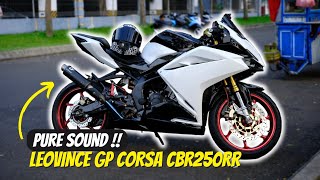 PURE SOUND LEOVINCE GP CORSA + HEADER PROLINER ON CBR250RR | DAILY RIDE 33