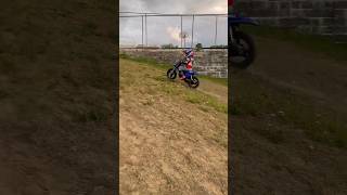 4Yr Old Climbs Hills On Dirtbike