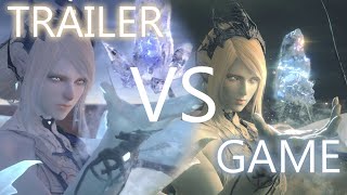 Final Fantasy XVI - Reveal Trailer vs Demo