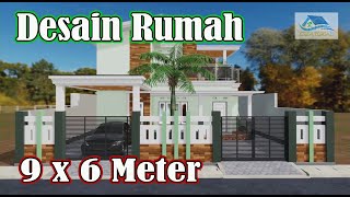 Desain Rumah Minimalis 9x6 Meter - Rifo Creatorial