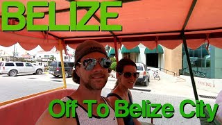 Backpacking Belize - Caye Caulker boat ride to Belize City