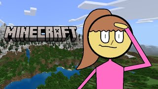 Playing Minecraft Survival