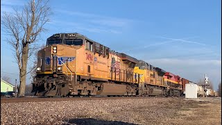 First Trains of 2023! Busy Day on UP’s Chester Sub! 1/1/23