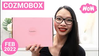 COZMOBOX FEBRUARY BEAUTY BOX 2022 UNBOXING - AN INCREDIBLE $240 VALUE THIS MONTH #COZMOBOXAU