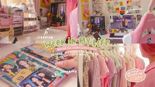 🎐 a week in my life: thrifting, dyeing hair, productivity, sunrises & more! 🍣 (vlog)