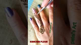 Latest Simple Jewellery Mehndi Design👌|Easy Flowers 🌸🌸Mehndi Design❤ #Shorts