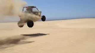 RZR XP1000 Exploding Off Dune Jump at Pismo Beach, CA