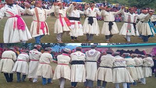 देरीघट जातर शांण नृत्य || The Chain Dance || Pahadi Traditional Dance || Pahadi Traditional Dress