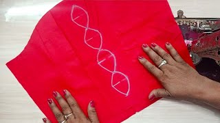 blouse sleeve design cutting and stitching full video by mithlesh tutorial.