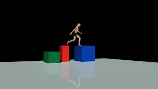 First Human movement animation test