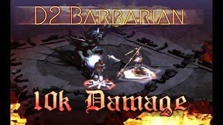 Diablo 2 Frenzy Barbarian Can RARE 1h AXE do 10k DMG?