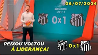 noticia do santos | Santos vence Ceará e volta à liderança da série B