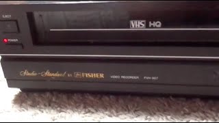 Review Of My Fisher FVH-907 VCR