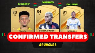 FIFA 24 | NEW CONFIRMED TRANSFERS & RUMOURS! 🤪🔥 ft SANCHO, NRUNO GUIMARAES, MBAPPÉ & MORE!