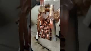 Anti corrosive blue fin copper condenser