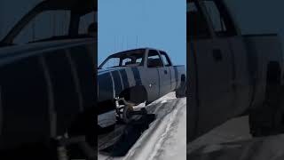 Duramax on tracks “Snowmaxx” Rips Through snow!!!! #automobile #gaming #video #shorts