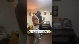 La Fouine dans le studio à Leto🔥🔥🦾#leto #lafouine #featuring #rapfr #rapfrancais #nouveauson #shorts