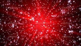 Christmas Snow Flakes Background Loop