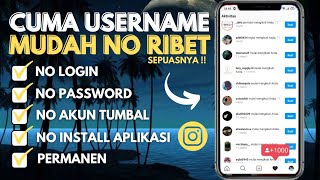 1.000 FOLLOWERS CUMA 5 MENIT!! Cara Menambah Followers Instagram Gratis Tanpa Akun Tumbal