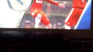 Optoma gt750xl playing  fifa 12 @100 inch