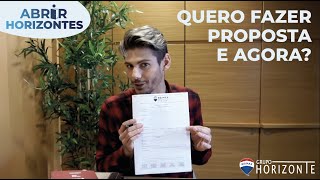 #6 ABRIR HORIZONTES - QUERO FAZER PROPOSTA, E AGORA?