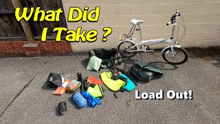 Bikerafting Trip - Full Load Out - Itiwit PR500 - Compass Central Folding Bike