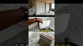 From Block to wall#buildingconstruction #fypyoutube #fypviralシ #howto #blocks #architecture