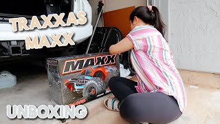 vlogging again + unboxing the traxxas maxx rc car