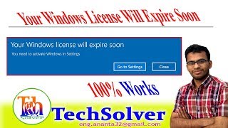 Fix 'Your  Windows License Will Expire Soon' || Windows 10  || Bangla Tutorial