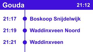 R-NET Flirt omroepen Alphen a/d Rijn - Gouda