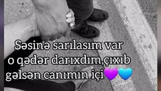 Tural Tenha - Səsinə Sarılasım Var O Qədər Darıxdım,Çıxıb Gəlsən Canımın İçi💜💙 (2020) #TikTok