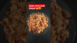 ayam suwir bumbu Bali enak banget👍😀