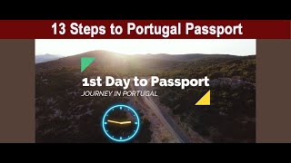 First Day to Portugal Passport | 13 Steps Portugal immigration (English)